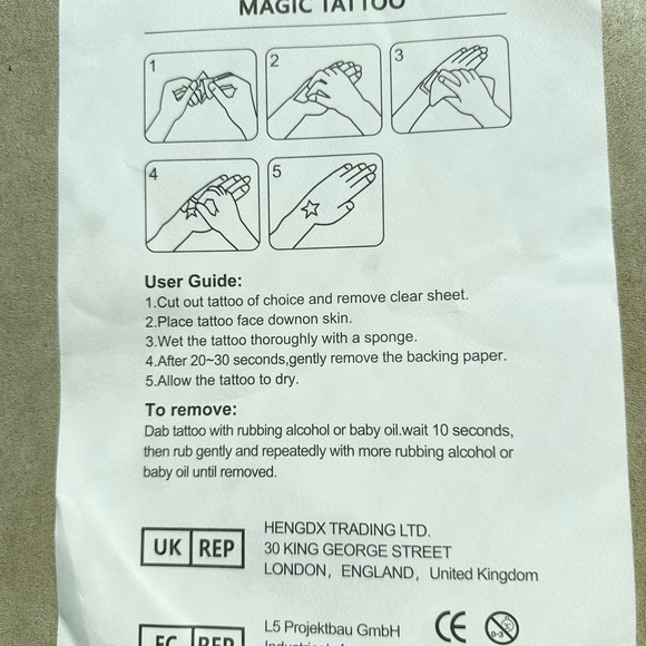 Sticker tattoo - Picture 2 of 2